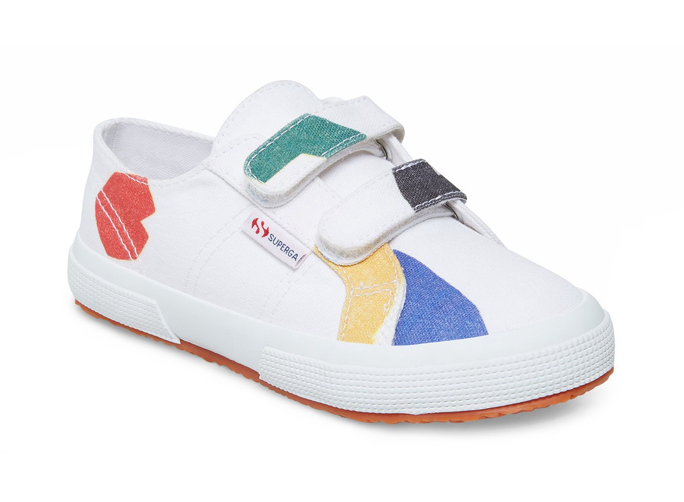 Tenis Infantil Branco - Superga 2750 Cotjstrap Fancolorfigures - OSMBH-2718